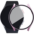 Силиконовый футляр со встроенным защитным стеклом до Galaxy Watch5 44mm, Rose Gold