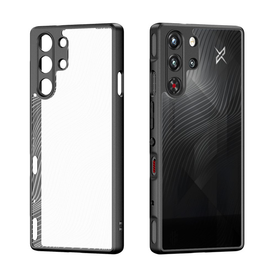 Чехол DuxDucis для ZTE nubia Red Magic 10 Pro / 10 Pro+ 5G, Aimo case, прозрачный / черный