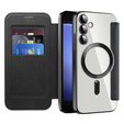 Откидной чехол для Samsung Galaxy S23 FE, RFID Wallet MagSafe CamShield, чёрный