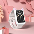Силіконовий чохол CAT EARS для Xiaomi Mi Band 7 Pro, White