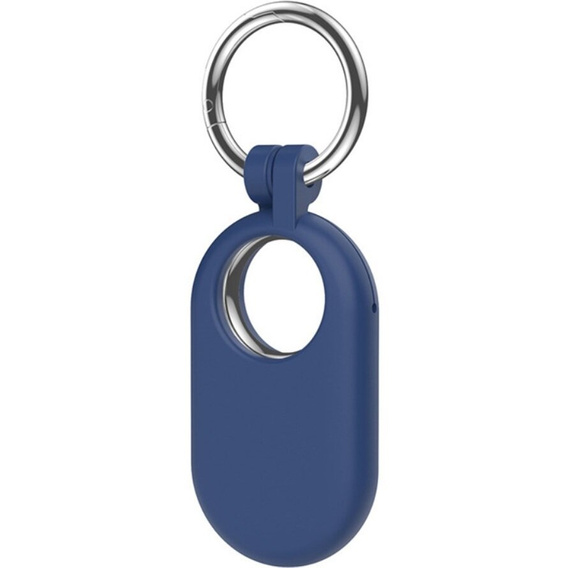 Силиконовый чехол-брелок для Samsung SmartTag2, темно-синий