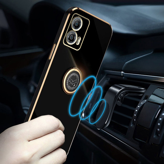 Чoхол до Motorola Moto G53 5G, Electro Ring, чорний