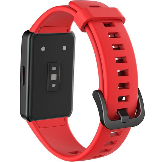 Силиконовый ремешок для Huawei Band 6 / Honor Band 6, Red