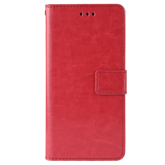 Футляр з клапаном для Infinix Hot 11s, Crazy Horse Wallet, червоний