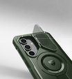 Бронированный чехол для Samsung Galaxy S24 FE, Dexnor Full Body (Two Frames), зелёный