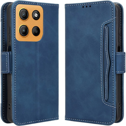 Футляр з клапаном для Motorola Moto G15 / Motorola Moto G15 Power, Card Slot, темно-синій