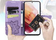 Чохол-книжка для Motorola Edge 50 Pro, Butterfly, фіолетовий
