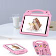 Детский чехол для iPad 9.7" 2018/2017 (6/5 gen.) / Pro 9.7" 2016, Cute Patterns, с подставкой, розовый