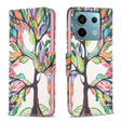 Откидной чехол для Xiaomi Redmi Note 13 Pro 5G, Wallet, Tree of Life