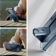 Броньований чохол для Samsung Galaxy S24, Dexnor Full Body (Two Frames), темно-синій