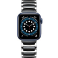 Браслет Stainless до Apple Watch 1/2/3/4/5/6/7/SE 42/44MM - Silver/Black