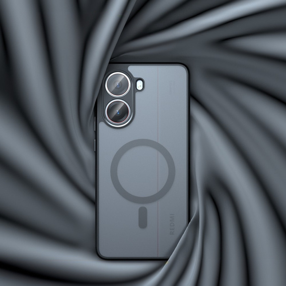 Чохол для Xiaomi Poco X7 Pro 5G, для MagSafe, ERBORD Matt Case, чорний