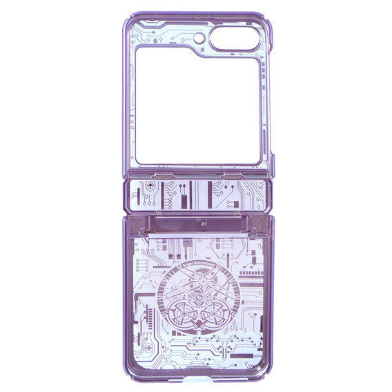 Чехол для Samsung Galaxy Z Flip 5 5G, Mechanical Legend, фиолетовый