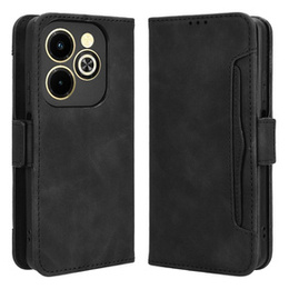 Футляр з клапаном для Infinix Hot 40i, Card Slot, чорний