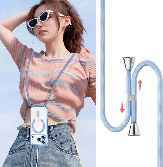 Чехол Electro MagSafe + шнурок для iPhone 17 Pro Max