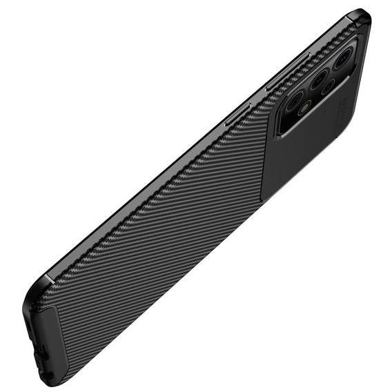Чехол до Samsung Galaxy A52 / A52s, Carbon Gel, чёрный