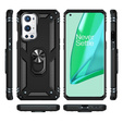 Бронированный Чехол до OnePlus 9 Pro, Nox Case Ring, чёрный