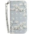 Чохол-книжка для Oppo Reno 11F 5G, Wallet, Magnolia Flowers сірий