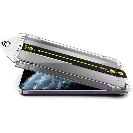 2x Скло захисне загартоване для iPhone 11 Pro Max / XS Max, ERBORD Easy App Full Screen Protector