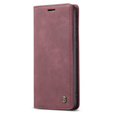 Чехол CASEME для Samsung Galaxy A33 5G, Leather Wallet Case, красный
