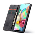 Чехол CASEME для Samsung Galaxy A71, Leather Wallet Case, чёрный