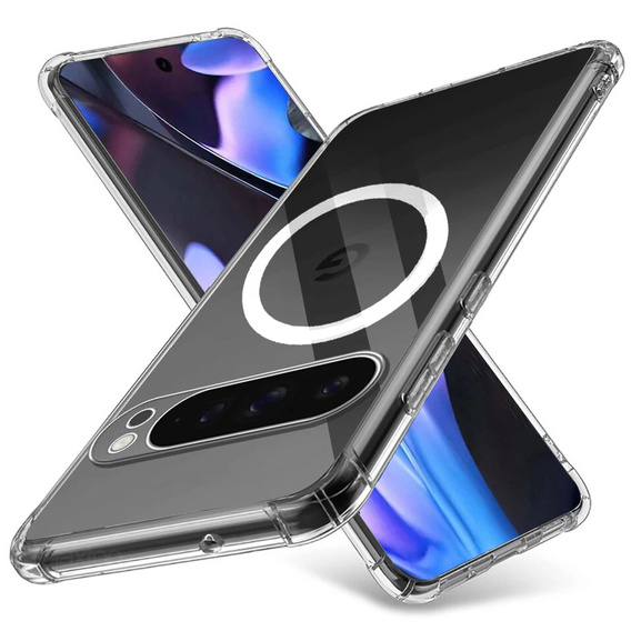 Чoхол до Google Pixel 9 Pro XL, Dropproof MagSafe, прозорий