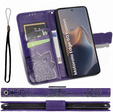 Чохол-книжка для Motorola Edge 60 / 60 Fusion, Butterfly, фіолетовий