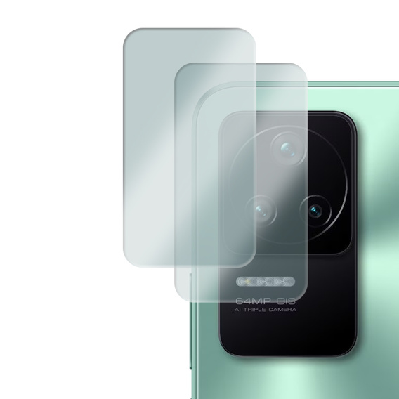 2x закаленное стекло ERBORD для камеры Xiaomi Poco F4 5G / Redmi K40S 5G