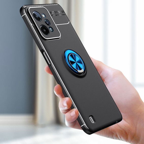 Чохол KickStand Finger Ring для Realme C31, Black