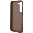 Чoхол GUESS до Samsung Galaxy S24+ Plus, 4G Bottom Stripe, коричневий