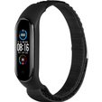 Нейлоновый ремешок до Xiaomi Mi Band 3/4/5/6/7/7 NFC, Black