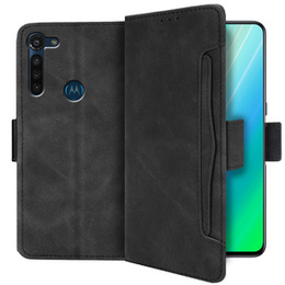 Футляр з клапаном для Motorola Moto G8 Power, card slot, чорний