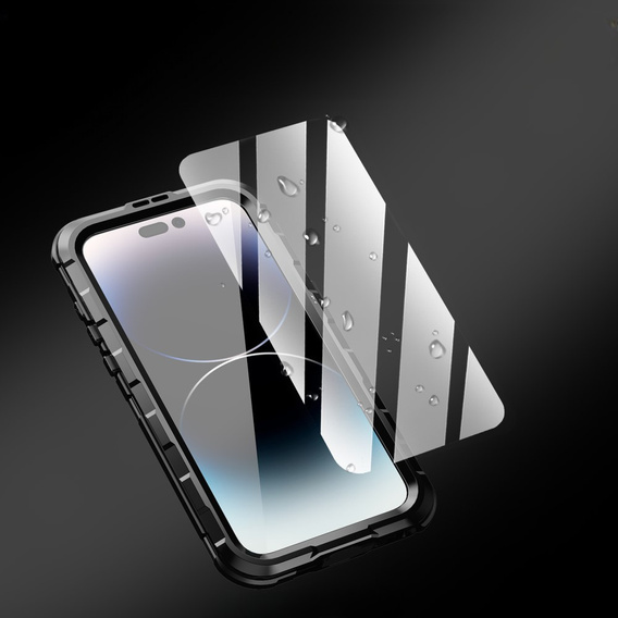 Водонепроникний чохол IP68 для iPhone 15 Pro Max, SHELLBOX MagSafe, чорний