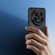Чехол DuxDucis для Xiaomi 14 Ultra, Aimo case, прозрачный / черный