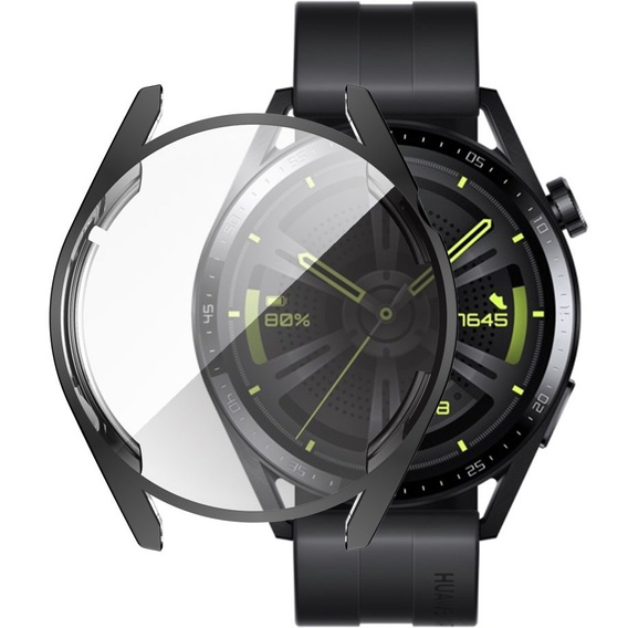 Чехол 2в1 с защитой экрана для часов Huawei Watch GT 3 46mm, Black