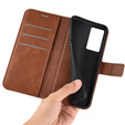 Чехол Wallet до Vivo Y76 5G / Y76s 5G / Y74s, Protective Cover, Brown