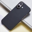 Чохол для iPhone 16, Aramid Fiber Cover, чорний