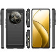 Чехол до Realme 12 Pro 5G / 12 Pro+ 5G, Carbon, чёрный