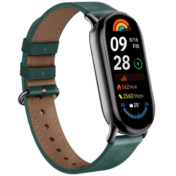 Шкіряний ремінець для Xiaomi Smart Band 10 / 9 / 8