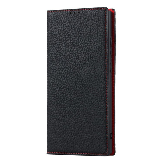 Шкіряний чохол для Samsung Galaxy S23, ERBORD Grain Leather, чорний