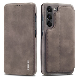 Чохол-книжка для Samsung Galaxy S23, ERBORD Retro, коричневий