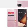 Флип-кейс CASEME для Samsung Galaxy Note 20 Ultra, Waxy Textured, розовый