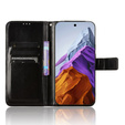 Футляр з клапаном для Google Pixel 9 Pro XL, Crazy Horse Wallet, чорний