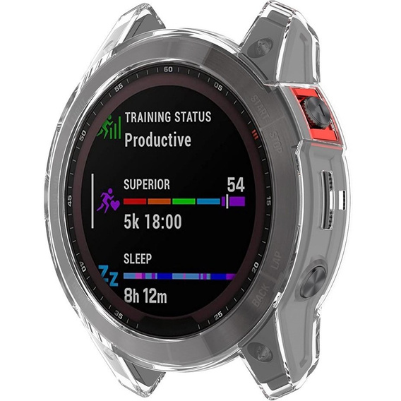 Чехол TPU Frame для Garmin Fenix 7x, Transparent