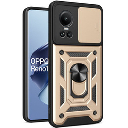 Чехол NOX Camera Slide Oppo Reno 10 / 10 Pro, CamShield Slide, золото
