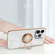 Чехол до iPhone 14 Pro, Electro Ring, белый