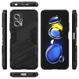 Чехол для Xiaomi Poco X4 GT 5G, Military kickstand, чёрный