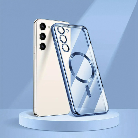 Чохол для Samsung Galaxy S24 FE, Electro MagSafe, м'яти + Скло на екран