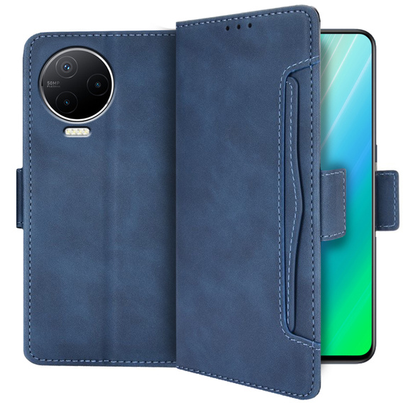 Откидной чехол для Infinix Note 12 2023, Card Slot, синий