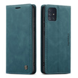 Чехол CASEME для Samsung Galaxy A51, Leather Wallet Case, зелёный